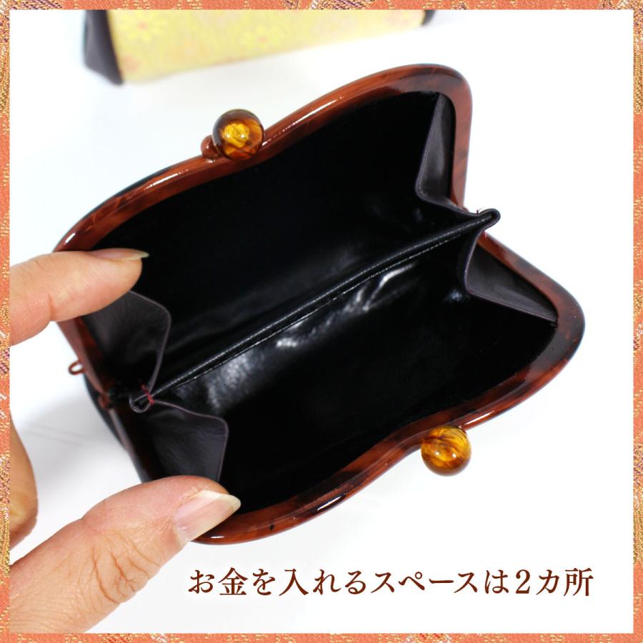 【新品】西陣織 がまぐち財布 西陣織・がま口長財布・伝統工芸・親子がま口・大容量・バブルドット