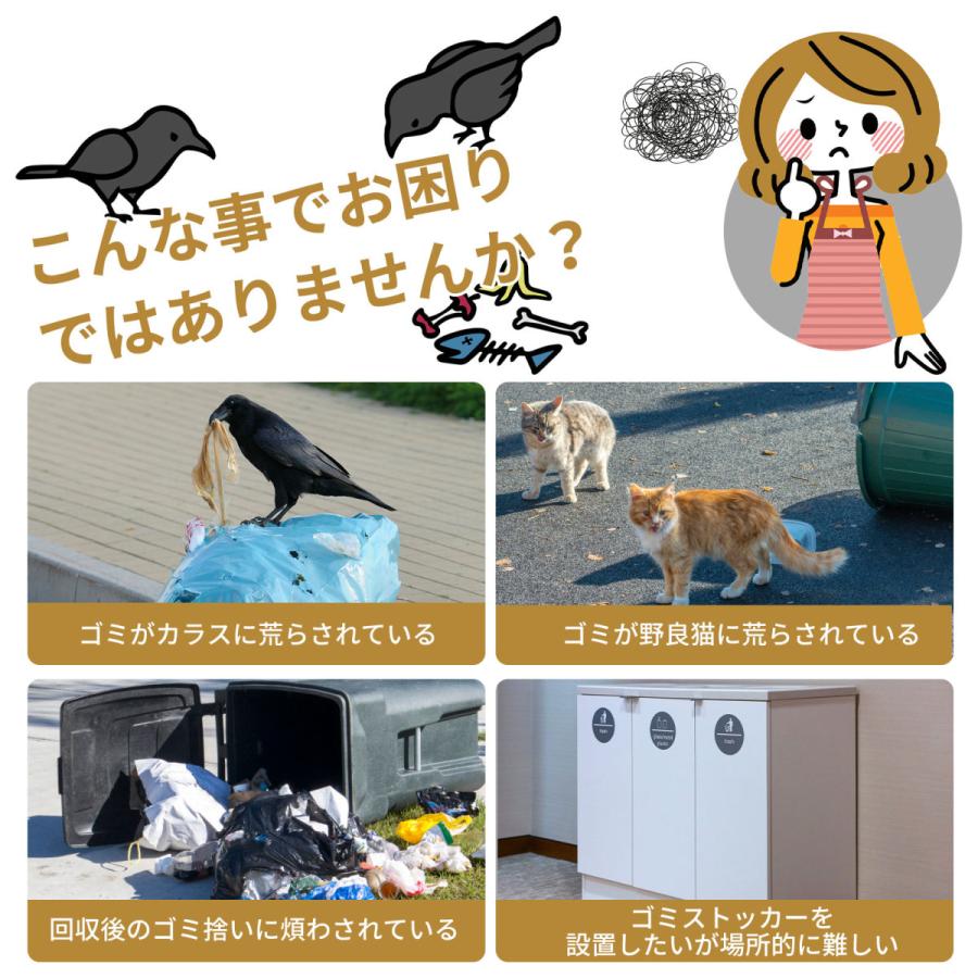 ゴミネット カラスよけ ゴミネットボックス 折りたたみ 黒 125L