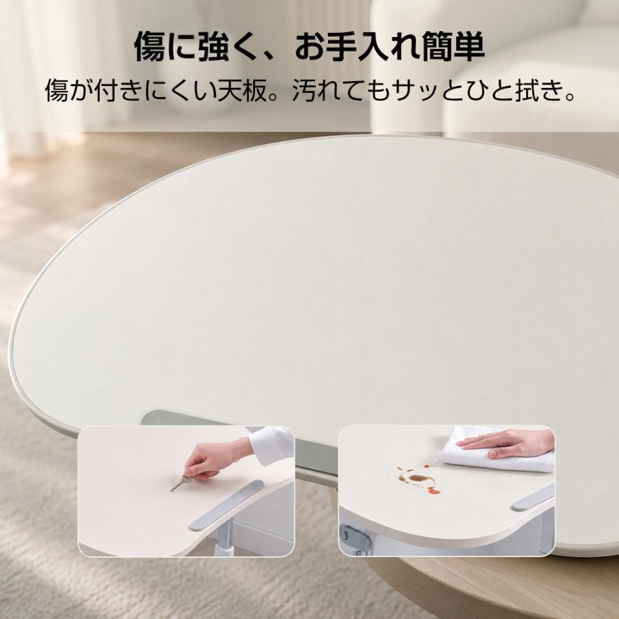 折りたたみローテーブル おしゃれ 軽量2.4kg 高さ7段階調整 角度調整