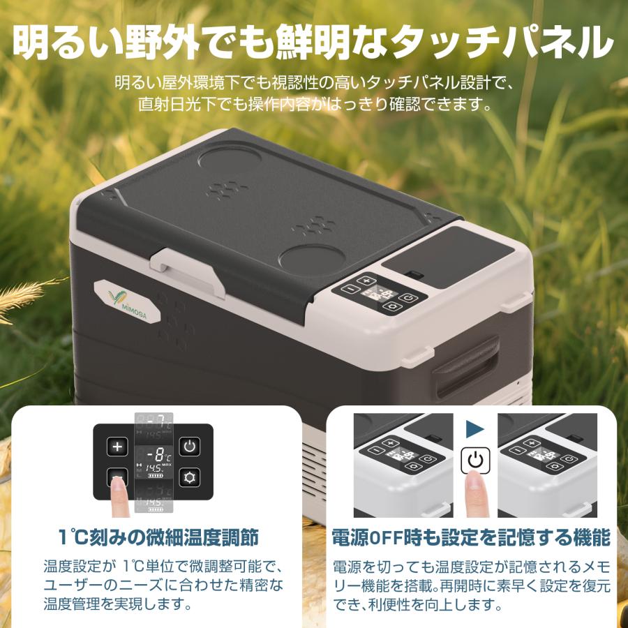 ポータブル冷蔵庫 55L 新品未使用 車載冷蔵庫 モバイルバッテリー付 市販の工具用バッテリーがMAXWINのポータブル冷蔵庫K-IBOX08-25