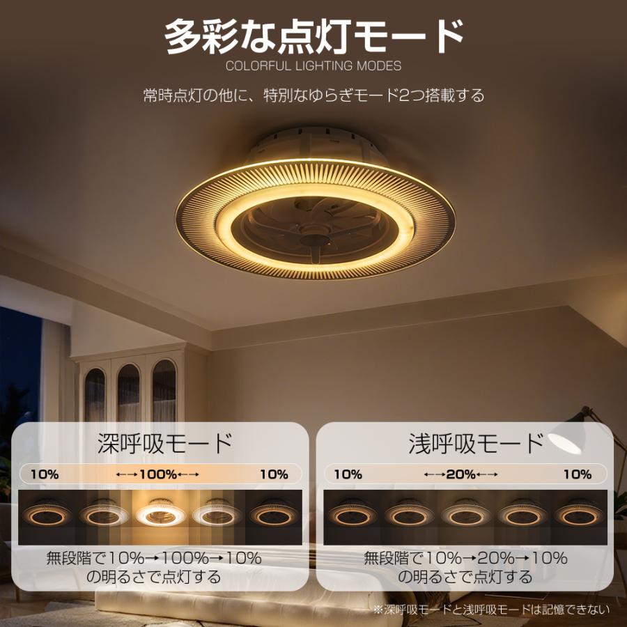 シーリングファンライト 8畳 10畳 薄型 首振 調光調色
