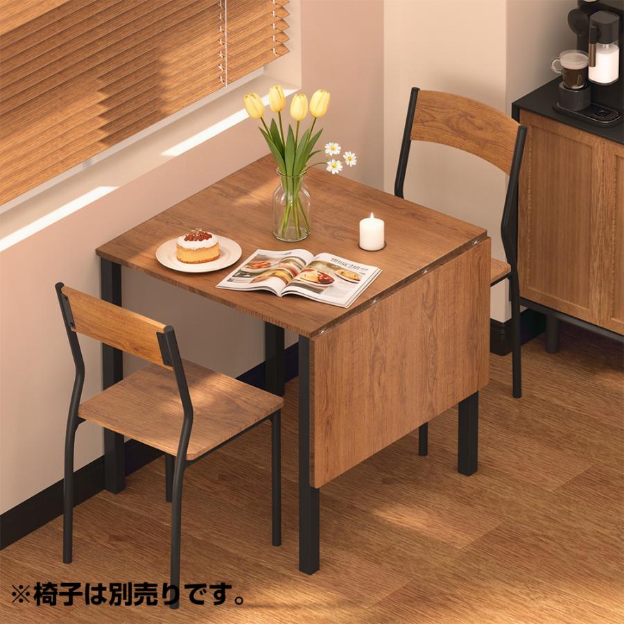伸長式ダイニングテーブル ダイニングテーブル 75 120 伸長 伸縮 伸長