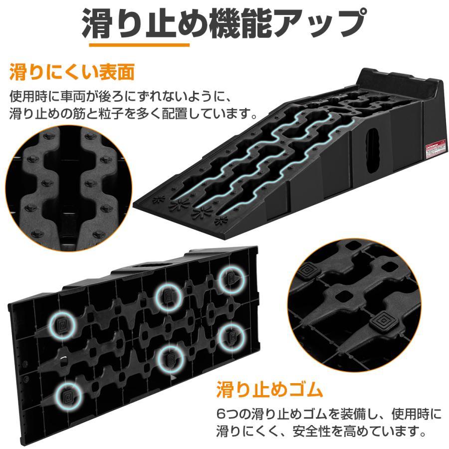カースロープ 耐荷重7t 7000kg 大型車対応 2個セット 分割式 整備用