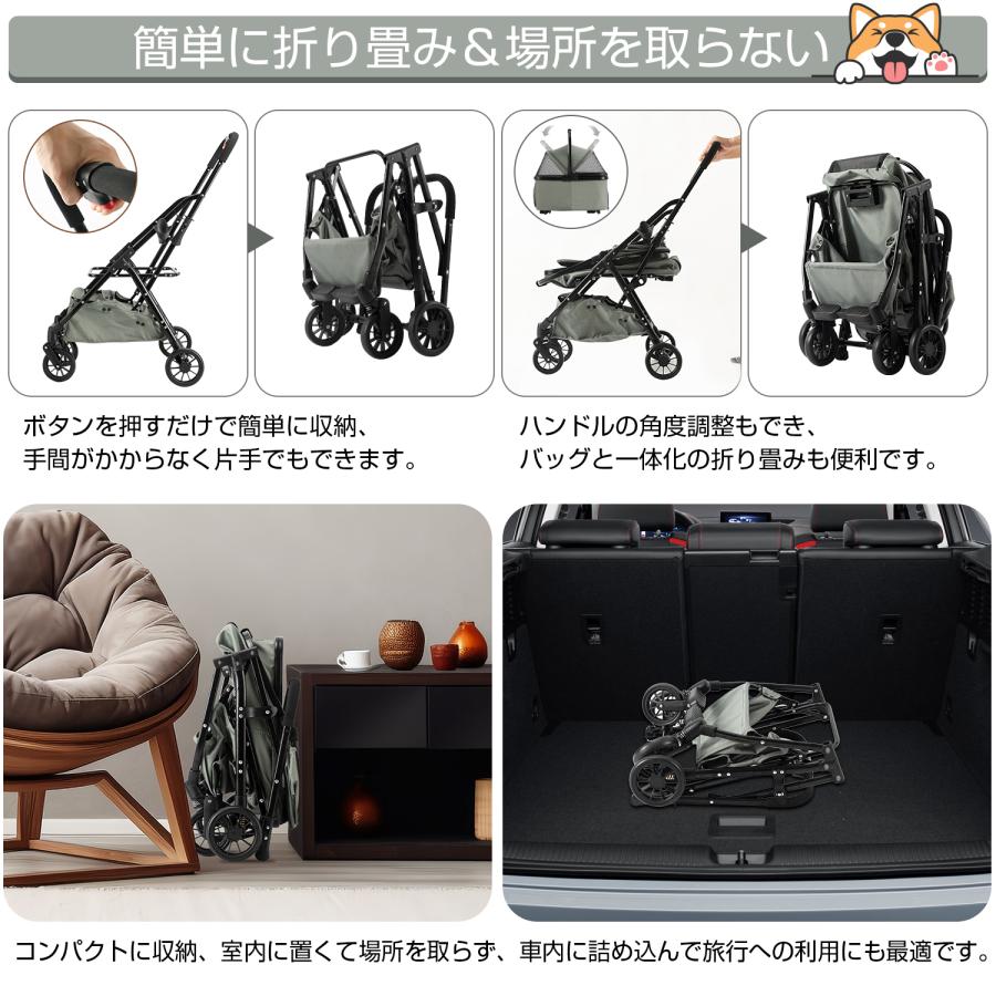 お取り置き商品になりました！ 「PROBASTO」ペットカート 分離型 PROBASTO ペットカート ペットバギー 分離型 小型犬 中型犬 多頭