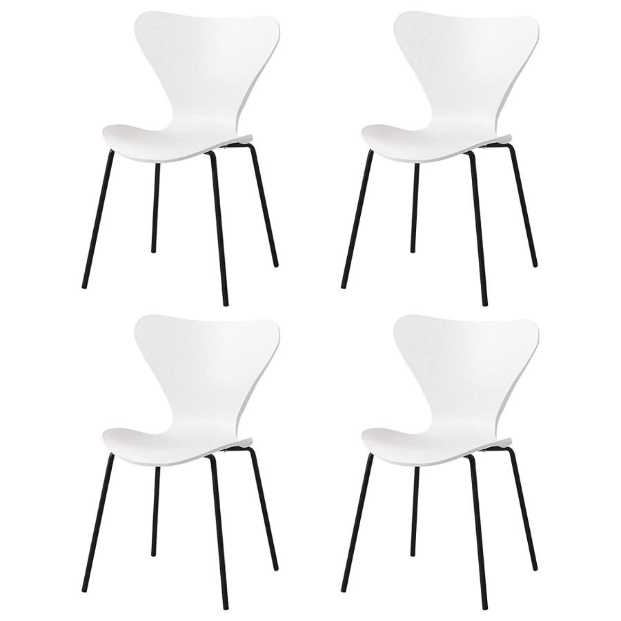 ダイニングチェア セブンチェア スタッキングチェア 4脚 北欧