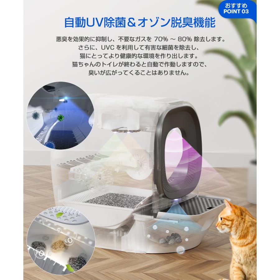 RealScooper 自動猫トイレ 大型 多頭飼い 飛散防止 自動猫砂補充 RealScooper 自動猫トイレ 大型 多頭飼い 飛散防止 自動猫砂補充