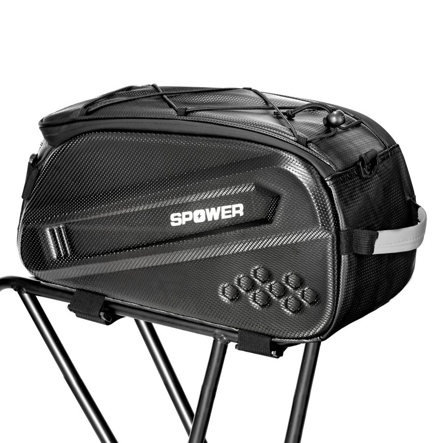 自転車リアバッグ 防水 自転車バッグ 自転車キャリアバッグ 大容量 11L