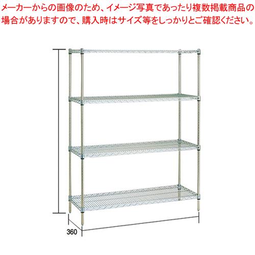 スーパーエレクターシェルフセット(抗菌) AS1520×P1900×4段