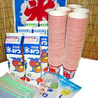 業務用かき氷機用 かき氷250人前セット 日向夏6本