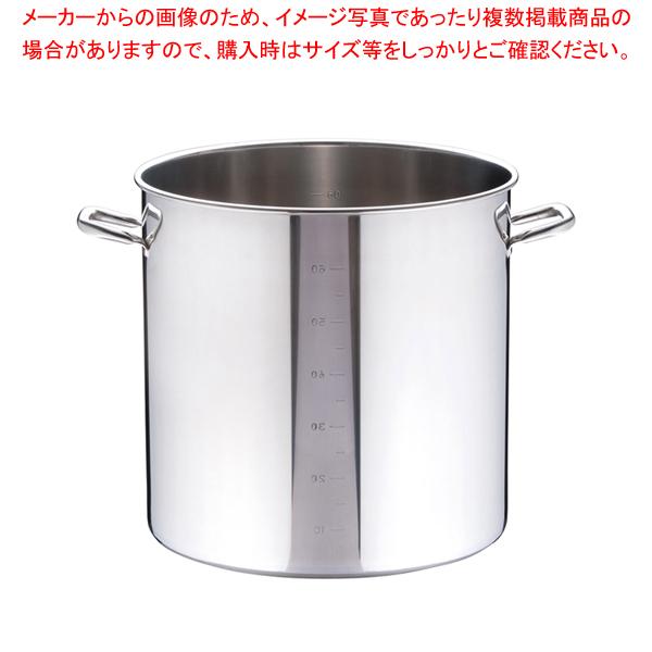 【最新入荷】 SAパワー・デンジ寸胴鍋 目盛付(蓋無) 45cm 寸胴鍋