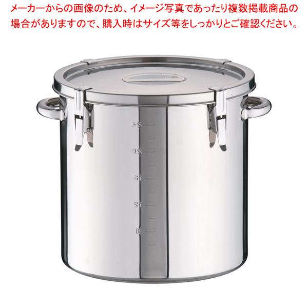 SAモリブデン 目盛付パッキン寸胴鍋 33cm(手付)