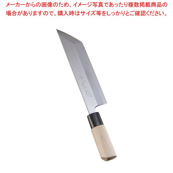 堺實光 特製霞 江戸裂(片刃) 18cm 34445