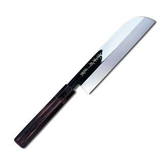堺孝行 青二鋼 - ｜青木刃物 シェフ和庖丁 鎌型薄刃 21㎝