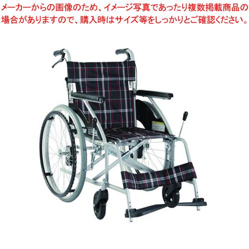 カワムラサイクル 車いす KV22-40SB 黒チェック 1台