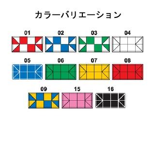 テント複合タイプ：支柱(スチール)・桁フレーム(アルミ)白粉体塗装　K　直送品　別発送品