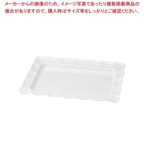 ニューホワイト 波型長角皿 60cm