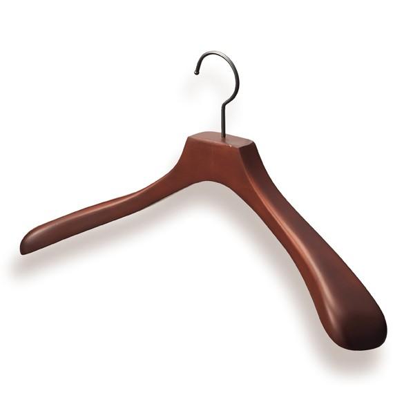 木製ハンガー(ブナ材)湾曲型 木地〔ストエキオリジナル〕 幅38cm