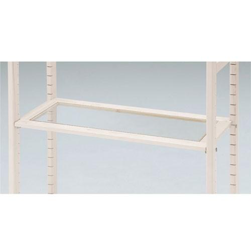 アルテン用ガラス棚 ホワイト W90cm用