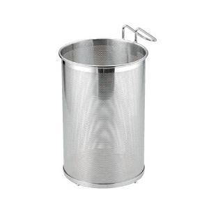 UK18-8パンチング 丸スープ取りザル φ200xH295