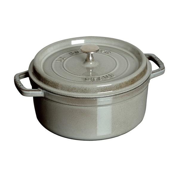 ストウブ ピコ・ココット 丸 22cm グレー 40509-307 2.6L