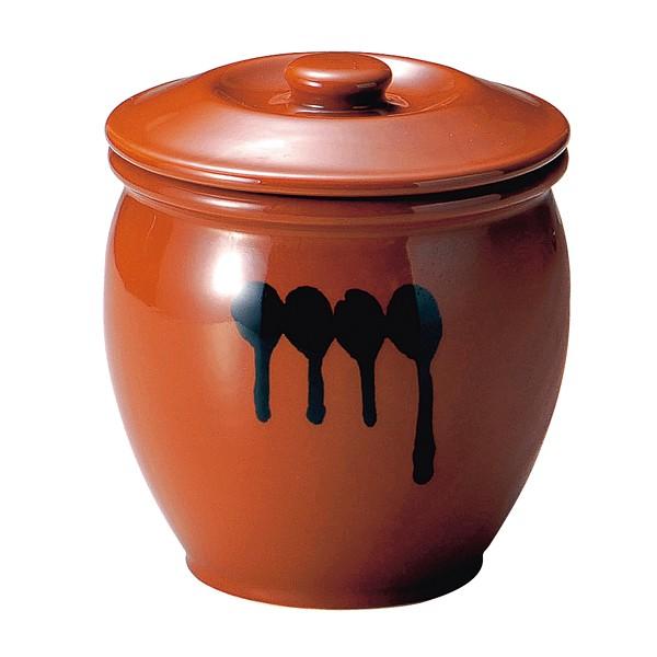 陶器製　蓋付半胴かめ　5号　9.0L