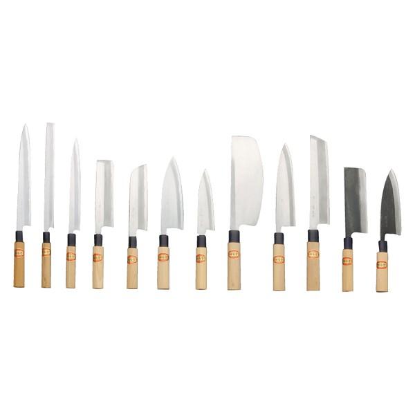 無銘堺物柳刃230㍉⁄白水牛口輪木柄⁄リメイク品