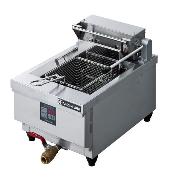 電気ミニフライヤー　MTEF-3D　単相200V ニチワ 【 電気式フライヤー からあげ 業務用 電気フライヤー おすすめ 人気 フライド ポテト 電気揚げ物器 とんかつ 】