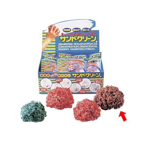 サンドクリーン　荒目　(10個入)　ブラウン