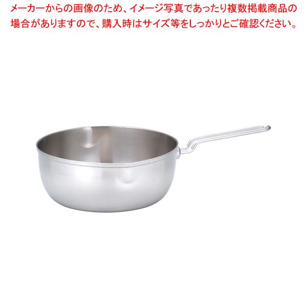 【まとめ買い10個セット品】SA18-10共柄三層鋼雪平鍋(目盛付) 20cm｜meicho2
