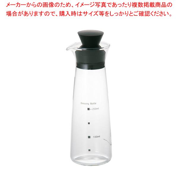 耐熱ガラス製 ドレッシングボトル KT5014-BK