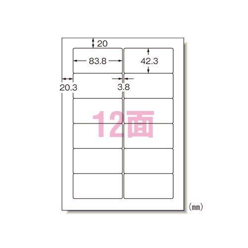 【まとめ買い10個セット品】 エーワン パソコンプリンタ&ワープロラベルシール(プリンタ兼用) 28175 20枚