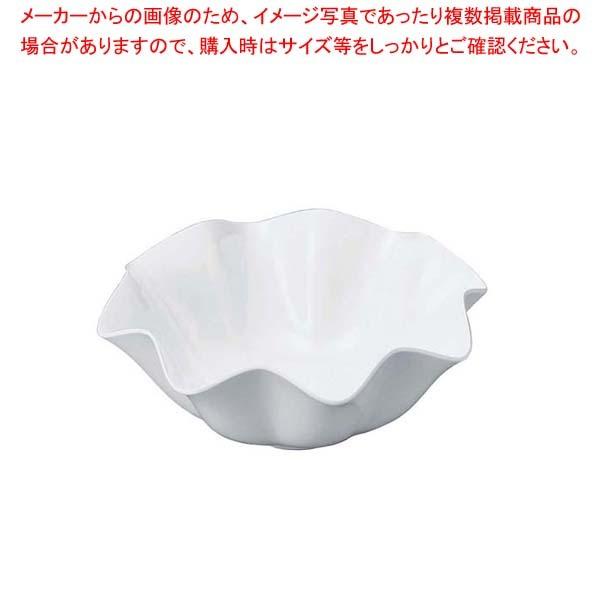 ニューホワイト ウェーブ丸盛鉢 11cm