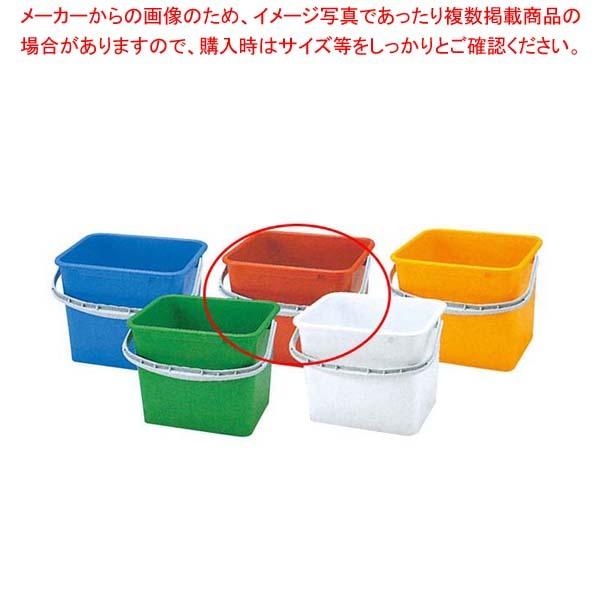 PP 角型 バケツ WP-150R(赤)