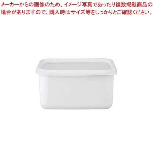 コンテ ホーロー深型角容器S KE-DS・LW リリーホワイト