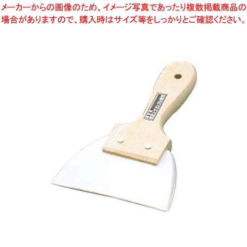 木柄シリコン ゴムヘラ 大 幅120