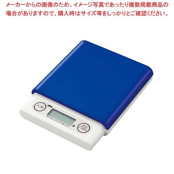 【まとめ買い10個セット品】 A&D ホームスケール 3kg UH3201 ブルー【 ハカリ 】｜meicho2