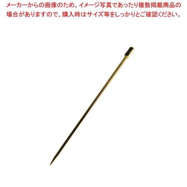 カクテルピン 角棒型(6本入)金メッキ 18-8