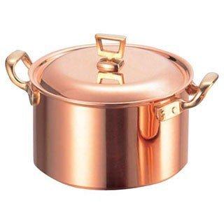 銅両手鍋深型 21cm