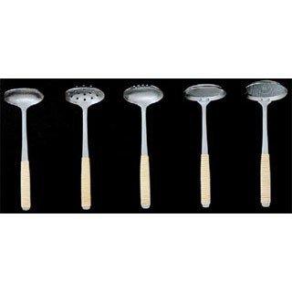 18-8和味（籐巻）シリーズ T-2　籐巻 穴あきお玉　中