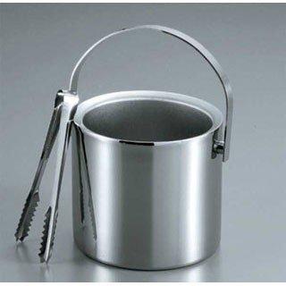 S 18-8 二重アイスペール［トング付］ 1 業務用厨房機器 カタログ掲載 プロ仕様 ポイント消化 厨房器具 製菓道具 おしゃれ 飲食店