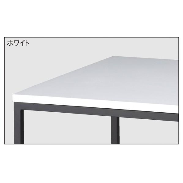  ブラックショーテーブル ホワイト W150D80