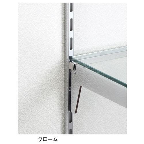 直付け柱 クローム シングル11mm厚 H240cm