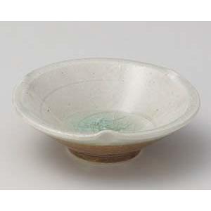 和食器 テ017-218 粉引メ入三ツ押千代口