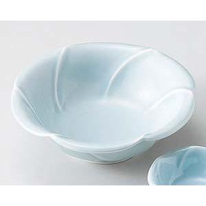 和食器 テ017-288 青地輪花向付