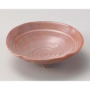 和食器 ウ036-228 赤花型向付