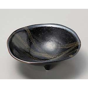 和食器 ネ050-168 油滴三つ足5.0鉢