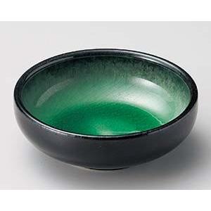 和食器 タ066-058 エメラルドグリーン13cmボール