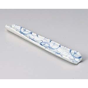 和食器 ミ128-138 染付椿絵ひねり前菜皿