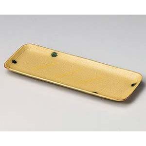 和食器 ロ138-128 黄瀬戸長皿