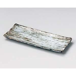 和食器 タ138-158 白刷毛サンマ皿